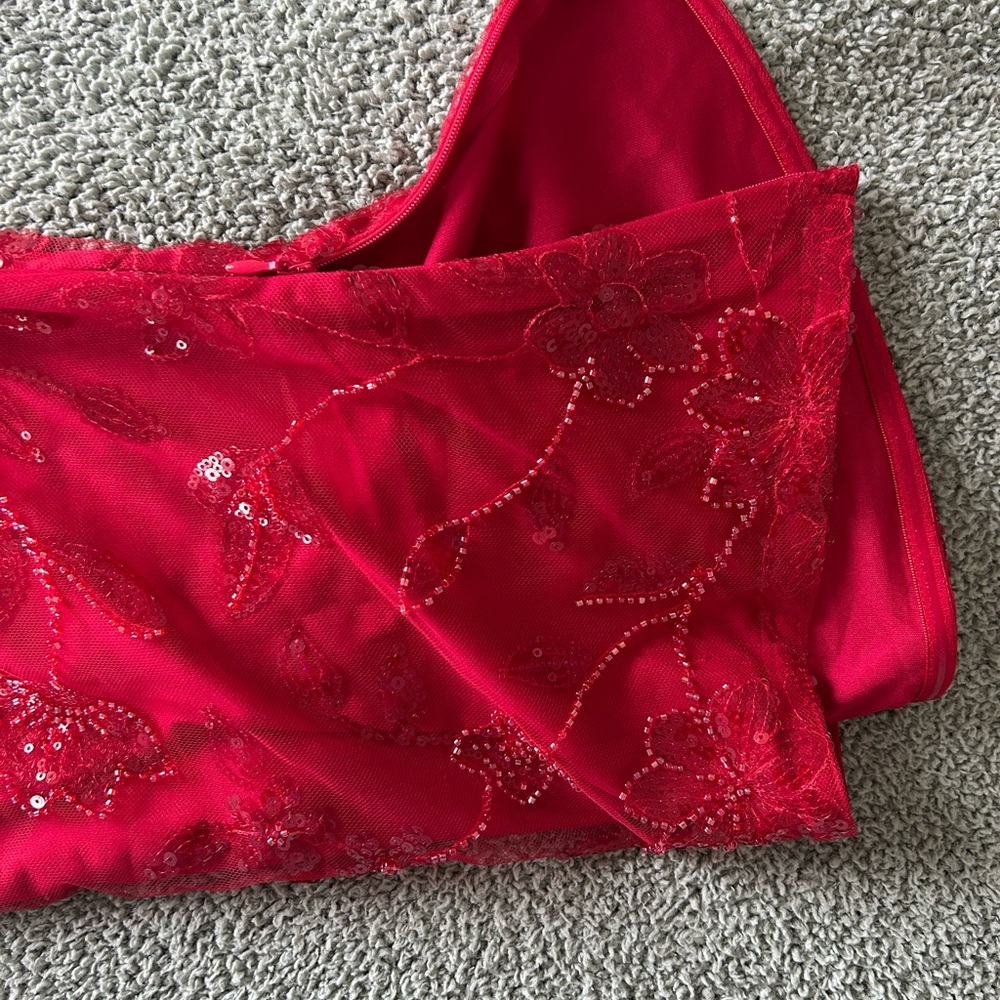 Peppermayo Red Strapless Dress - Picture 3 of 9